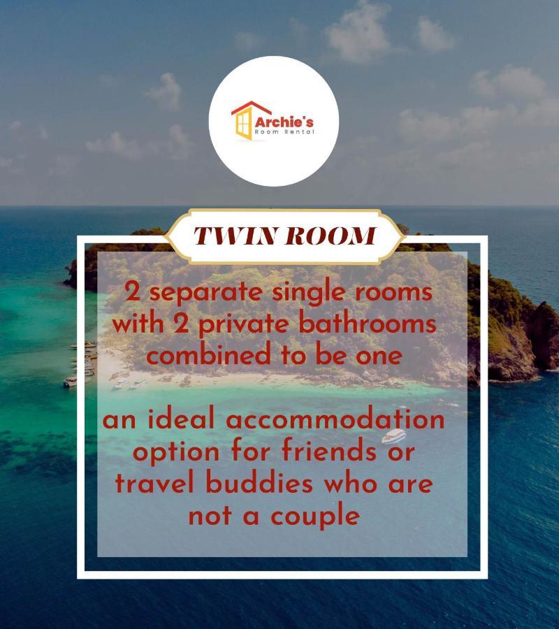 Archie'S Budget Twin Room Rental Сан Висенте Екстериор снимка